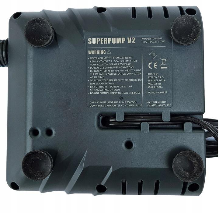 Elektryczna Pompka Do Kajaka Deski Sup Pontonu 16Psi 12V Aquatone