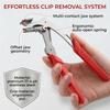 Car Clip Pliers Fastener Remover Tool Plastic Rivet Puller For Auto Interior Door Panel Trim Pry Repair Motorcycle Hand Tool