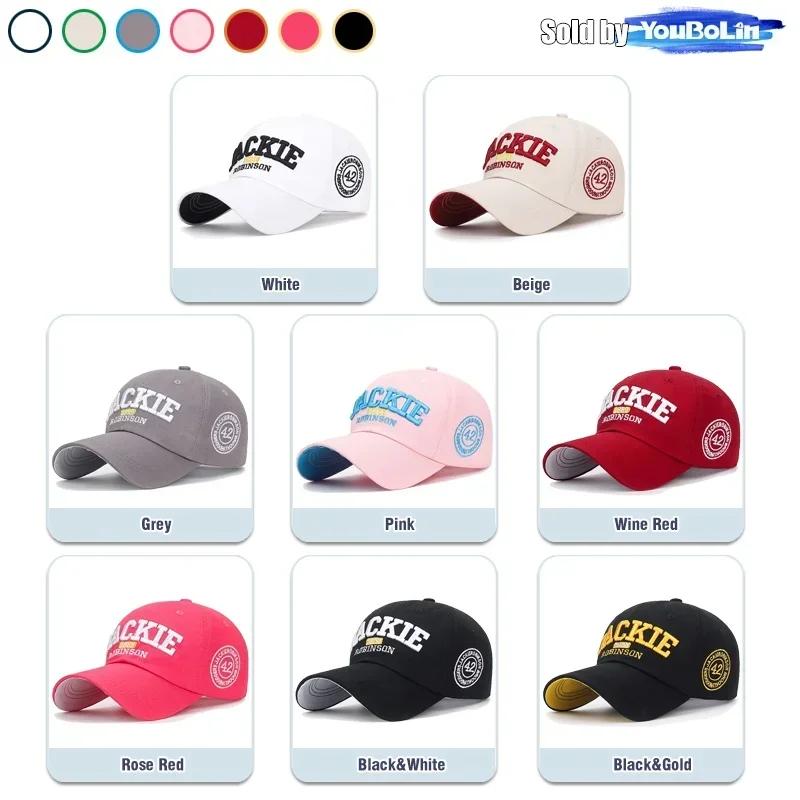 New Soft Top Baseball Cap Foreign Trade Three-Dimensional Embroidered Stitching Sun Hat Men And Women Couple Trendy Fashionable Hat All-Match