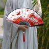 Traditional Chinese Style Hanfu Fan, Ancient Style Folding Fan for Men, Student New Chinese Style Portable Ancient Costume Fan, Summer
