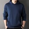 Men's 300g Milk Silk Hoodie - Spring/Autumn 2025 Collection, High-End Loose Fit, Solid Color Long Sleeve Hooded Jacket