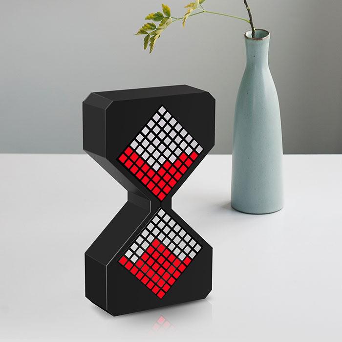 Luminous Gravity Sensor Electronic Hourglass Timer for Students and Children