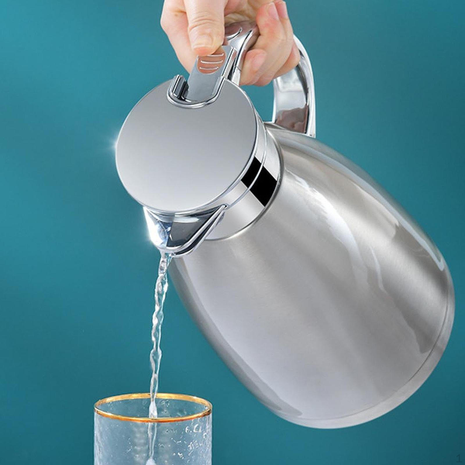 Stainless Steel Thermal Coffee Carafe Vacuum Insulated Pitcher Reusable Heat and Cold Retention