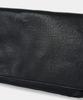 Maison Mined Crack Leather Cross Bag Black