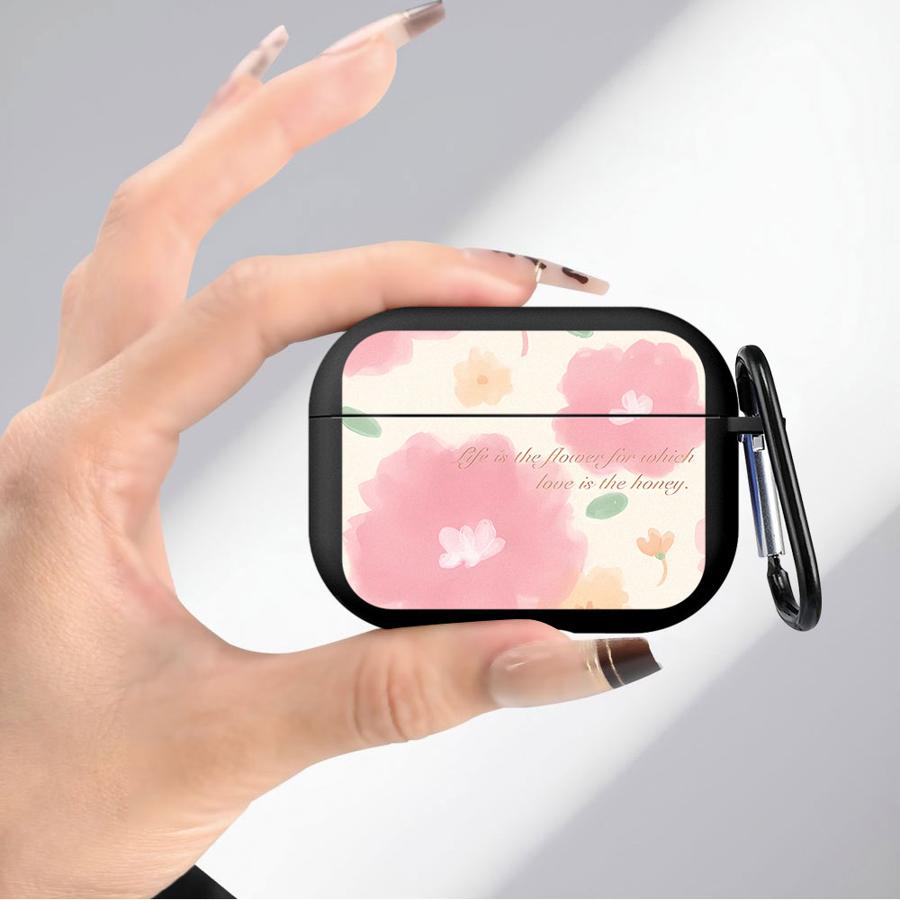 Case For Airpods 3 4 1 2 Pro Pro2 Pro3 Soft Earphone Cases Cover Flower Beautiful