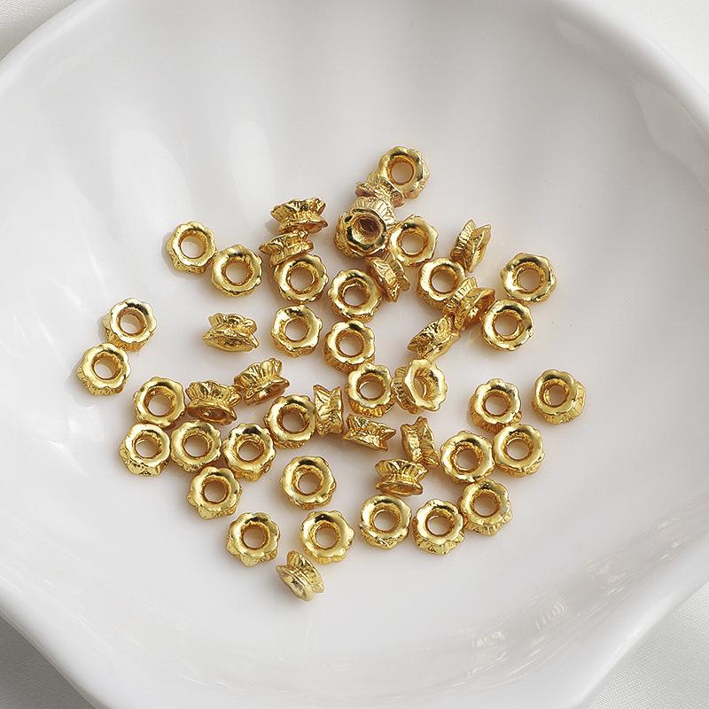 Позолоченные Благоприятные Облака Бусины-Разделители Руи для Браслета и Ожерелья DIY Украшения