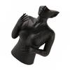Resin Head Mannequin Bust Stand Head Bust Display Stand Holder For Jewelry Necklaces And Earrings Presentation