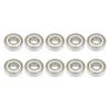 10Pcs 6000zz Metal Sealed Deep Groove Steel Ball Bearing 10x26x8mm