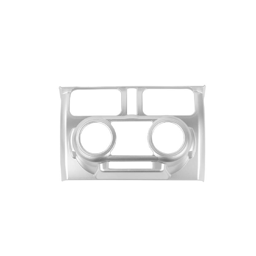 

Ручной автомобильный кондиционер, украшение центральной панели управления для Suzuki Jimny JB64 JB74-2023, внутренние молдинги серебряный