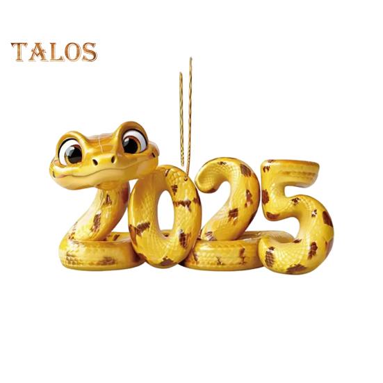 

Новогоднее украшение в виде змеи, подвесная подвеска с шнурком, легко подвешиваемая на рождественские елки, подвесная подвеска в виде змеи 1pc