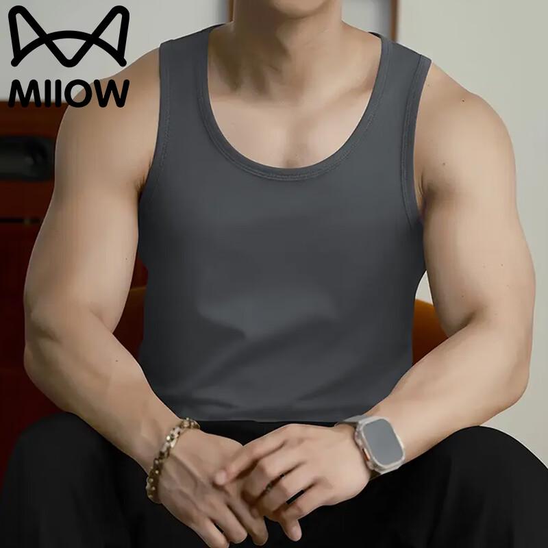 MiiOW Men s Cool-Feel Sleeveless Athletic T-Shirt 4XL