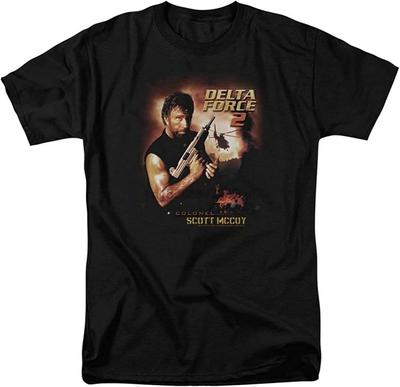 Delta Force Delta Force 2 Poster T Shirt Crew Neck Unisex Short Sleeve T Shirt
