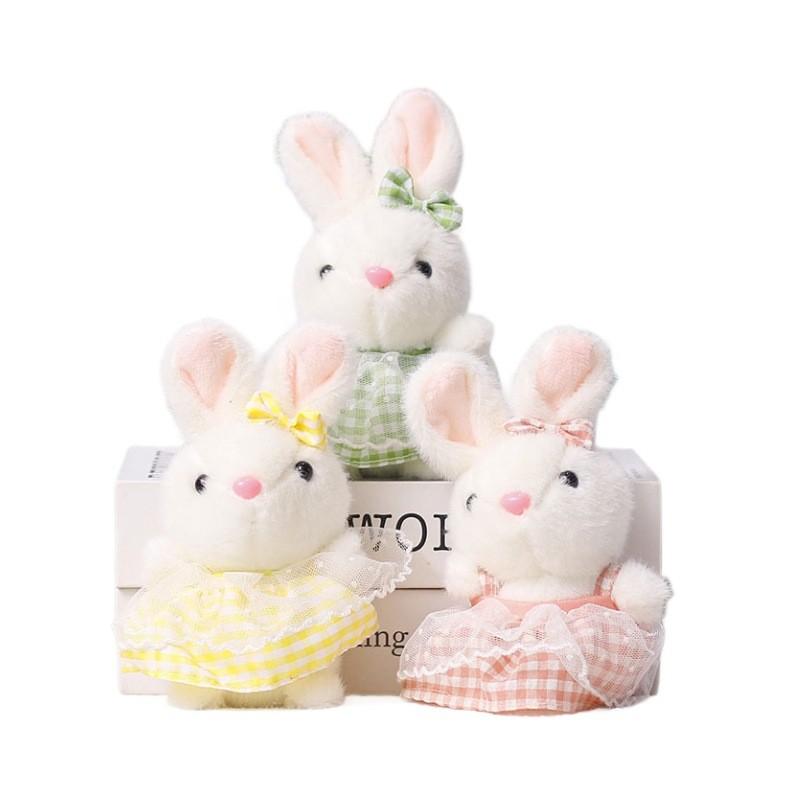 Plush Bunny Keychain With Short Plush Material For Kids And Teens