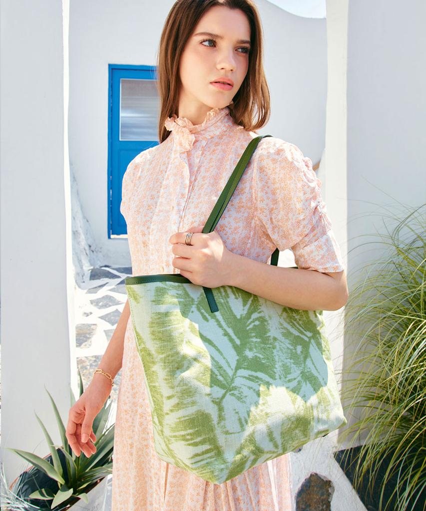 Clave Sofia Green Tote Bag