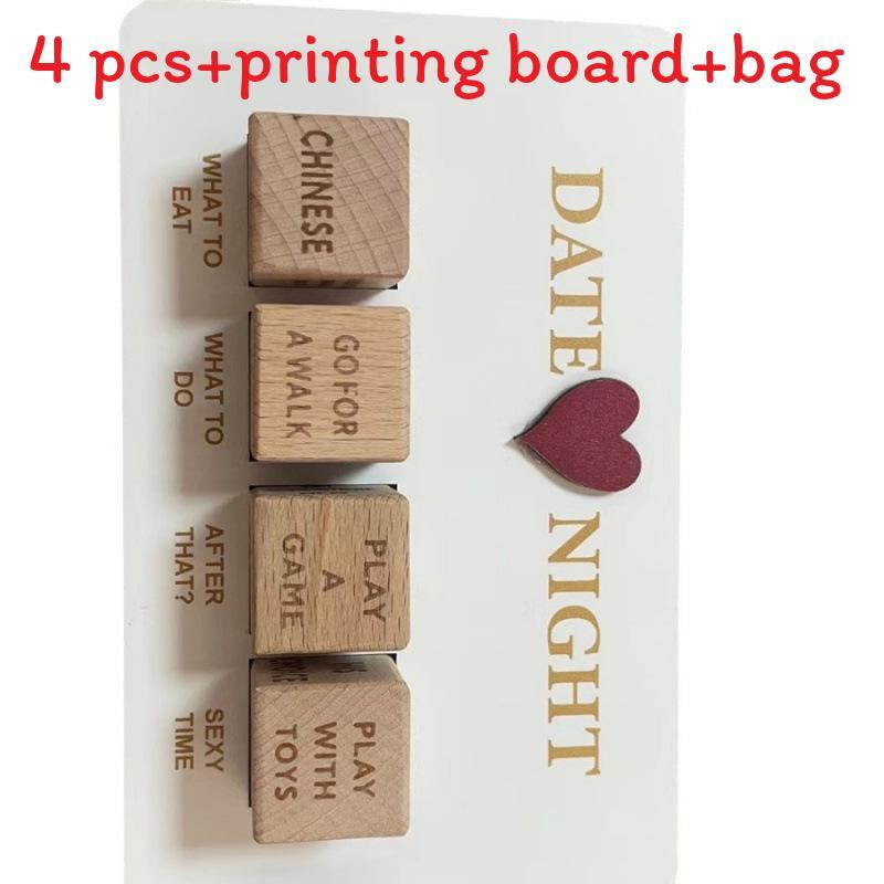 After Dark Date Night Dice Wooden Game For Couples Romantic Gift