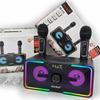 SD215 Bluetooth Speaker Wireless Microphone Home KTV Bluetooth Speaker Integrated Double Choral Microphone
