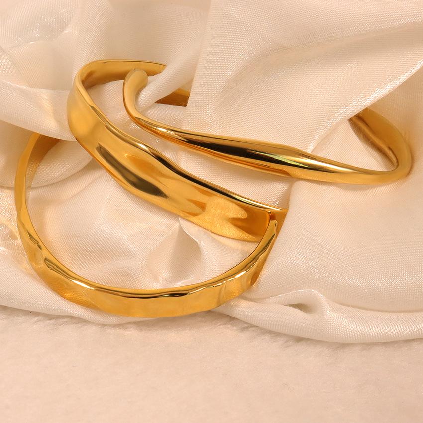 Wind Einfaches Geometrisches Armband Damen Design Temperament Retro Unregelmäßiges Armband