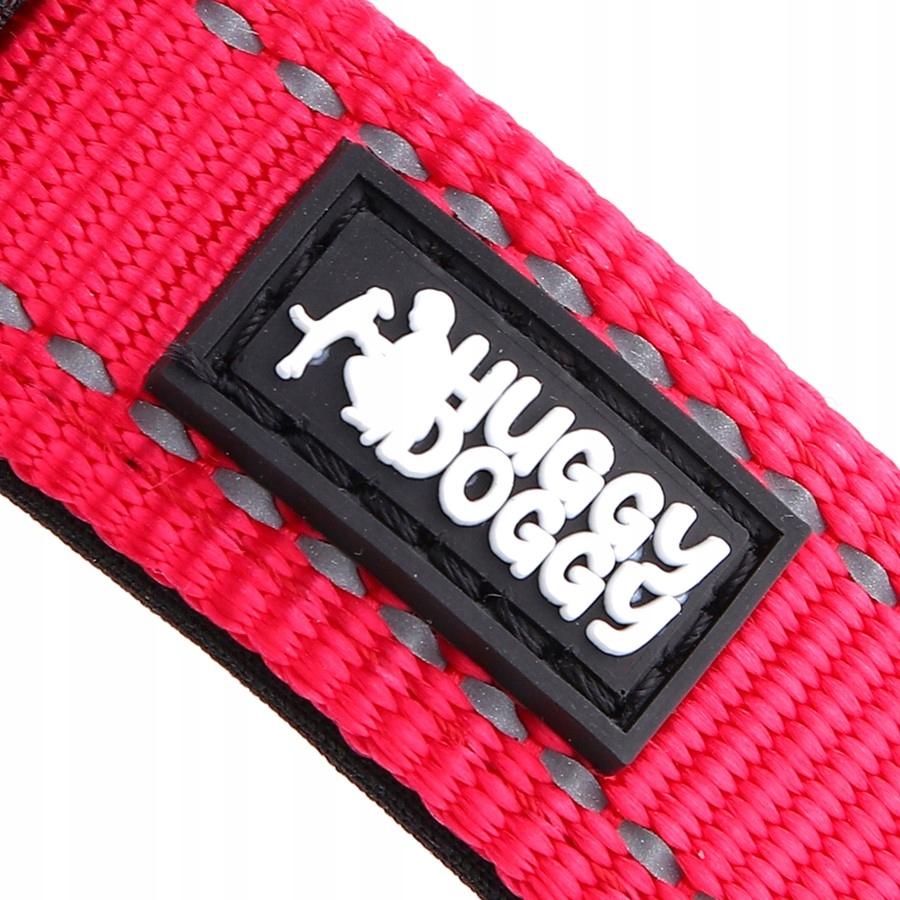 Obroża dla psa z grawerem czerwona huggy doggy s