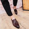 Dress Shoes Man Tassel Loafers Leather Business Suit Shoes Pointed Toe Formal Oxfords Man Wedding Shoe Moccasins For Men 833