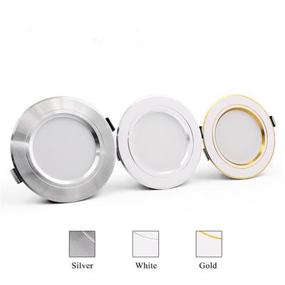 LED gömme spot 5W 9W 12W 15W 18W LED tavan lambası 220V LED tavan lambası gömme spot yuvarlak LED spotlar oda aydınlatması
