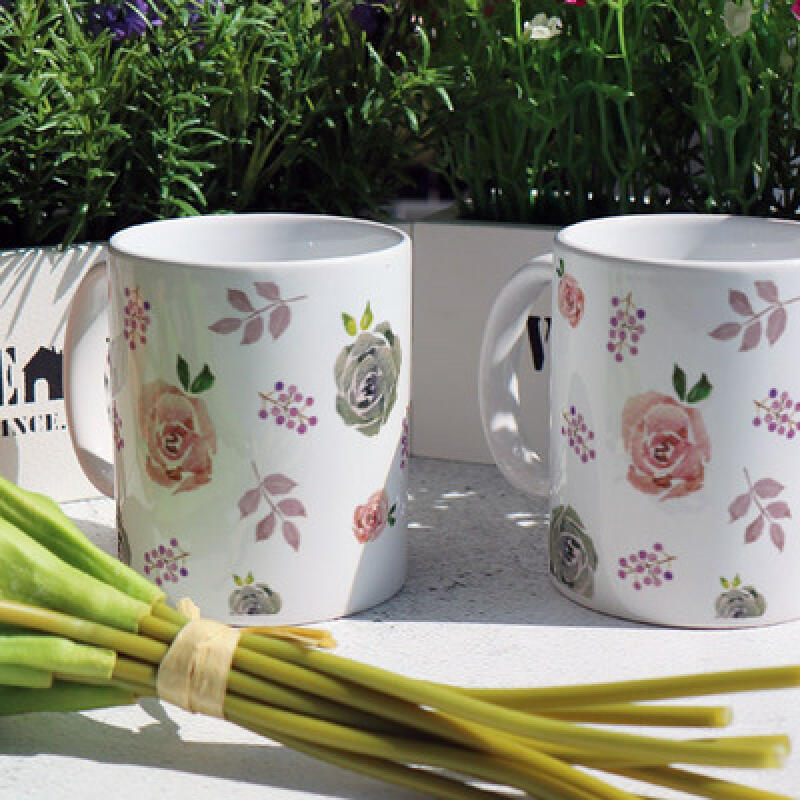 

ii368-Design Mug 2p-Watercolor Rose Pattern