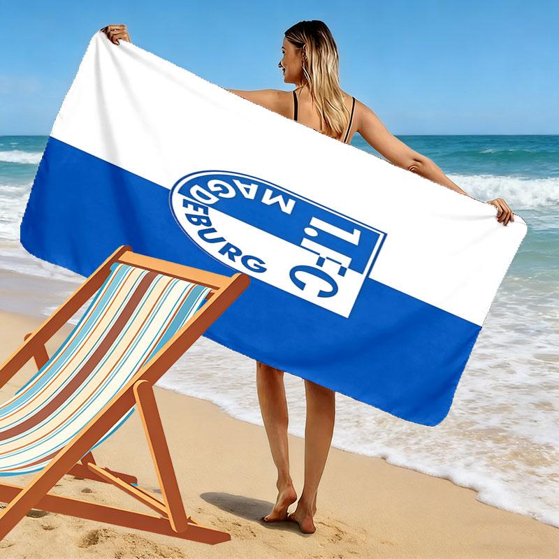 FCM Soul Print Strandtuch, Großes Weiches Schnelltrocknendes Handtuch für Strand Camping Schwimmen