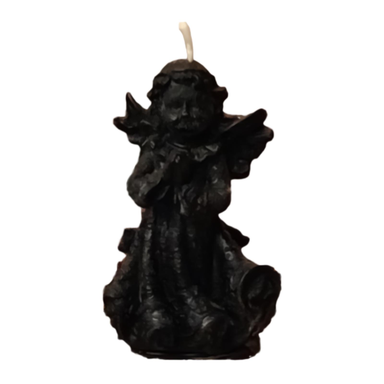 Angel Candle Hecate Jyotish Mystic Mall Decorative Soy Blend Wax Candle Pack-Of-1 чёрный