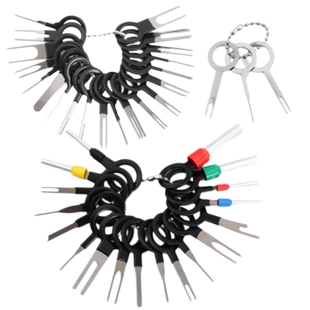 DEVENTORZ Connector Pin Puller, Harness Terminal Extractor, 26 Types, Tool Set, Repair and Removal