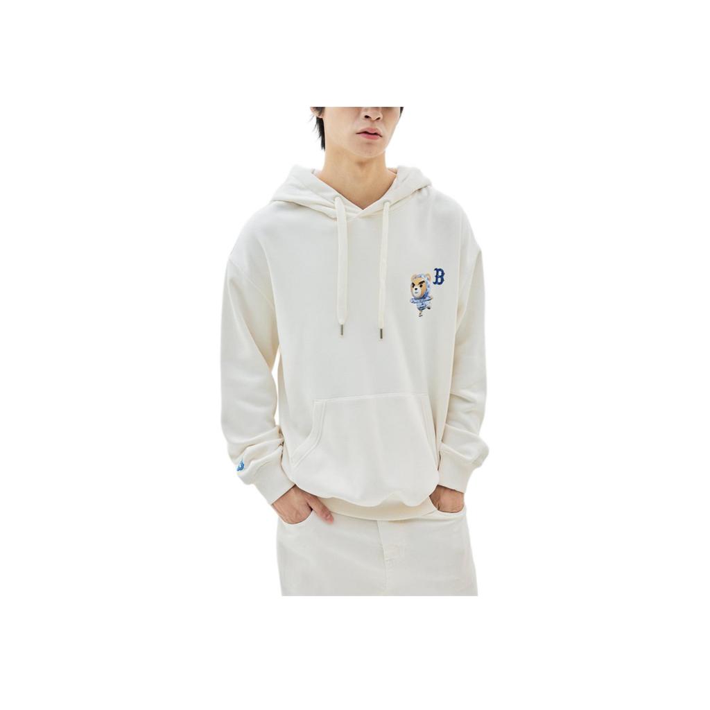 New MLB Frown Bear Series Sweatshirt Unisex Dark Cream 3AHDE0136-43CRD