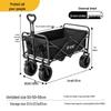 Outdoor Camping Cart with 8-inch Off-road Wheels