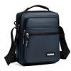 Contemporary Men's Handbag - Refined Oxford Shoulder Bag with Organizational Pockets