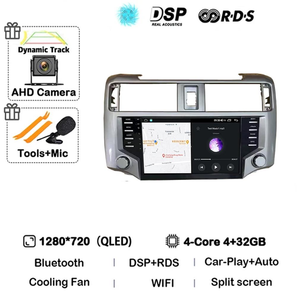 

2Din Android 14 Auto Radio Per Toyota 4Runner 2014 - 2025 Lettore Multimediale WiFi BT Carplay 4G GPS
