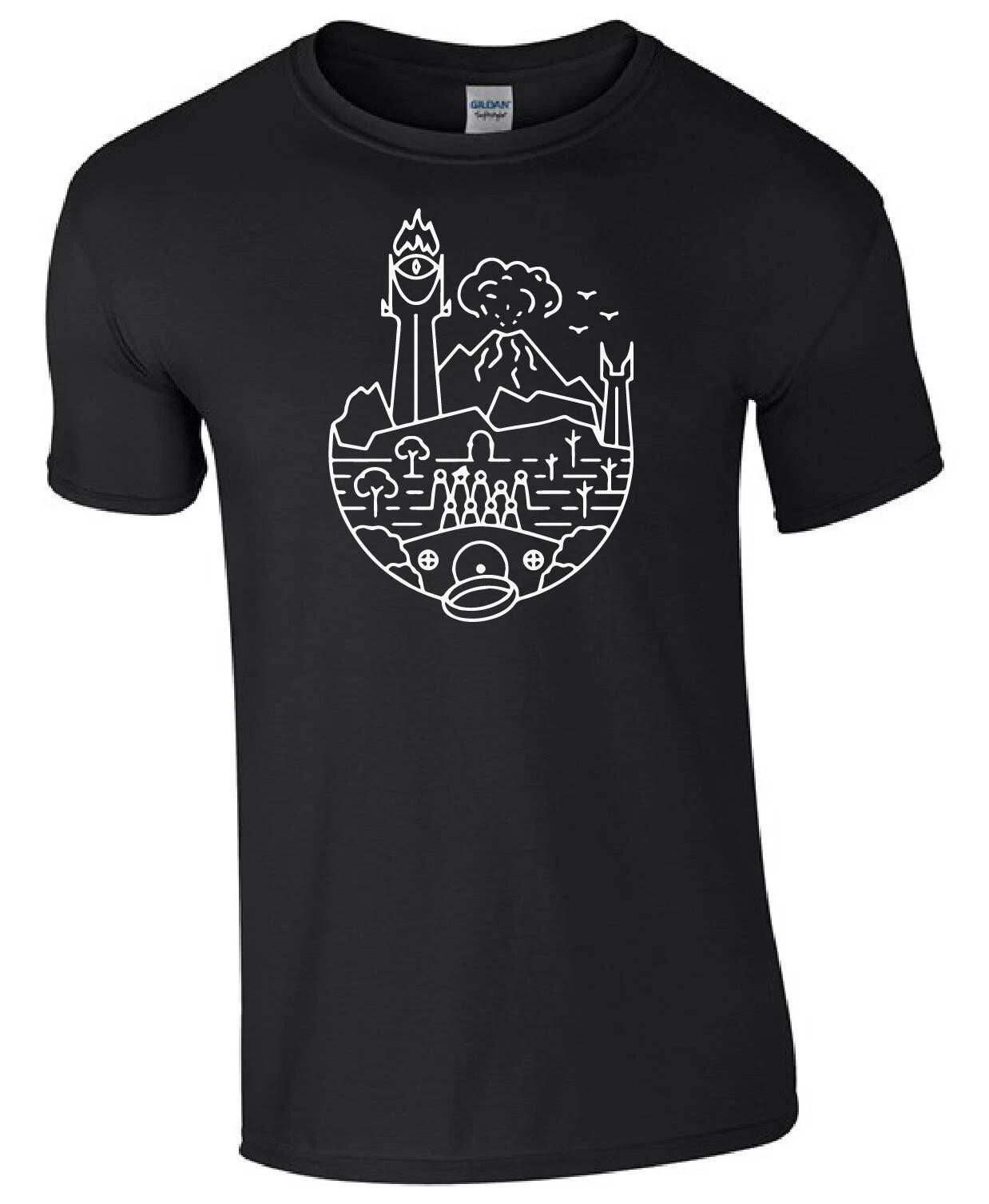 Lord Of The Rings Tolkien Inspired adults Top T-shirt L
