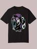 Summer Casual Graphic T-shirt - Bold Bear with Fashion Glasses & Microphone Print