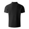 Men's Color  Shirt - V-neck Pocketed Short-sleeved Sweater