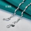 Water Drop Necklace Silver Gift Fashion Jewelry