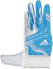 adidas Baseball Batting Light Size LBG504 Gloves, 51, Medium, Blue/Silver (2313L), L,