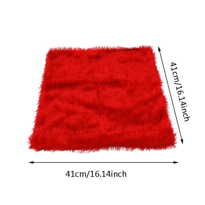 Soft Plush Pillows Case Plush Cushion Cover Solid Color Warm Living Room Bedroom Sofa Decorative Pillows Cover 41*41cm