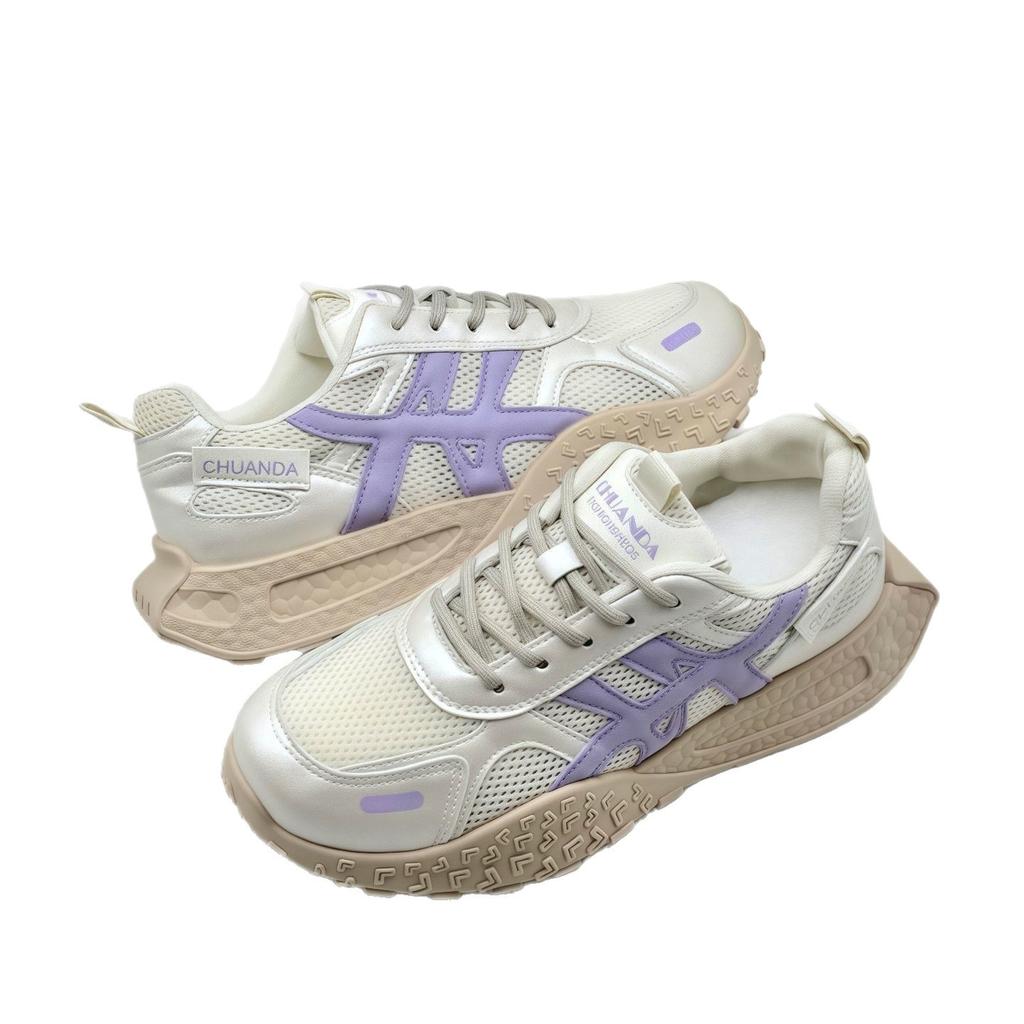 New versatile non-slip mesh breathable casual shoes women's platform dad shoes versatile