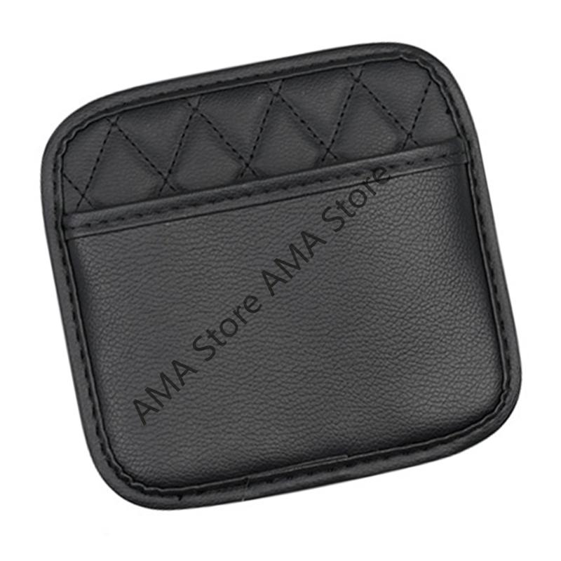 X7JF Leather Car Storage Box Pocket Offering Convenient Space Suitable for Neat Interior Essential Small Item and Accessories