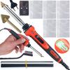 Rosfix Red Odysseya 100W RRO100W Soldering Iron for Plastic + Plastic Set (2x PP, PE, ABS, PVC), 5 Grids, Tip and Stand