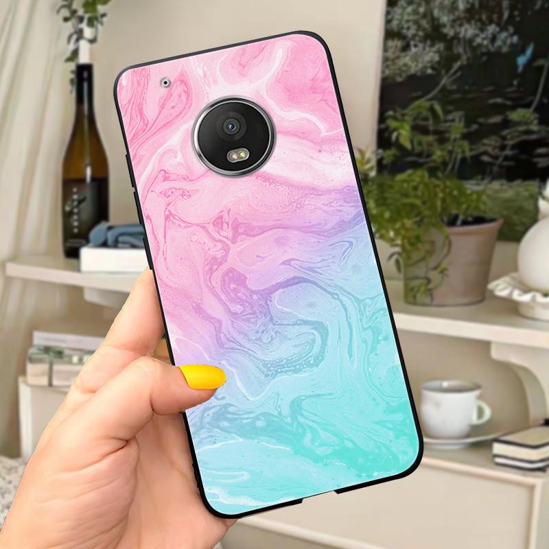 Case For Motorola Moto G5 Plus Cover XT1684 XT1685 XT1687 XT1686 Funda Cute Cat Phone Case For Moto G5 Plus G5Plus Soft Coque