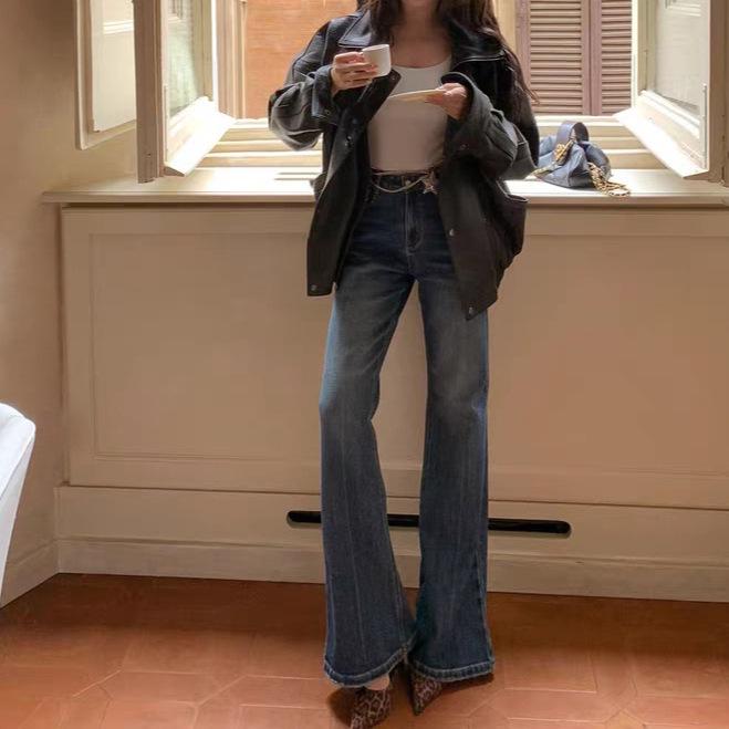 Джинсы-клеш для похудения Shi Wei Liang с варкой «усы» Large