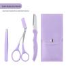 Eyebrow Grooming Tool Set: Safe Blade Razor, Anti-scratch Scissors, Brush, Comb & Trimmer