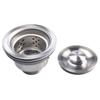 Single Tank Drain Sink Strainer Head Drain Kit Floor Tiles And Tiles Stainless Steel Uninstall ABS Plastic High Quality