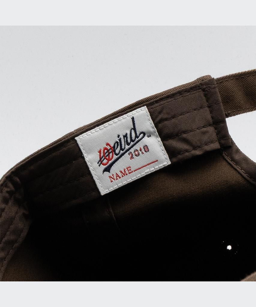 Wieoldeuwoldeu Circle Logo Wappen Ball Cap Brown