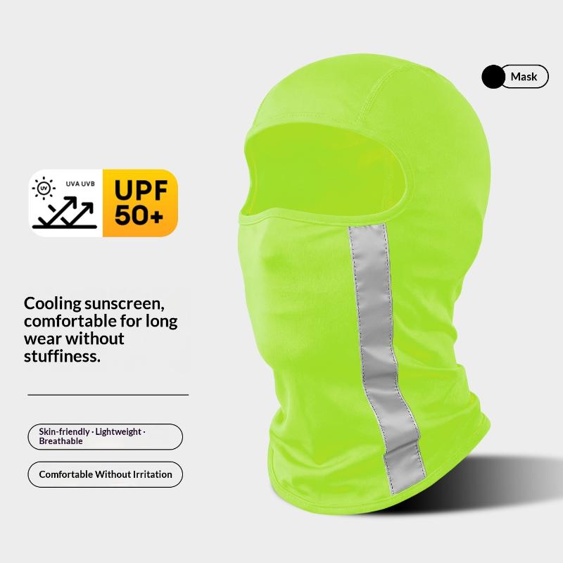 

Breathable Sunscreen Ice Silk Mask For Men And Women Motorcycle Fishing Bicycle Windproof Scarf Summer Facial Scarf Headscarf 1 зелений