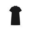 New FILA Short Sleeved Dress Women's Jet Black F11W229315FBK