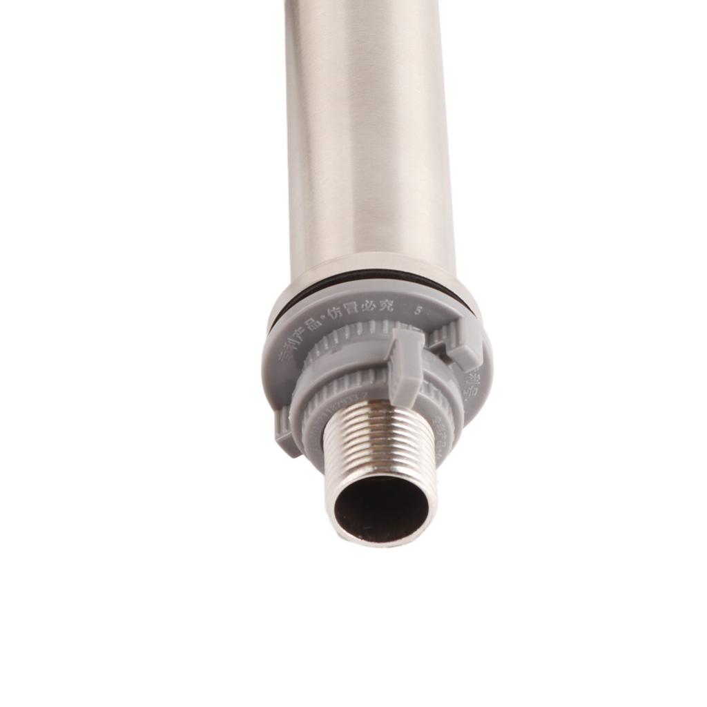 Stainless Steel Brushed Surface Basin Water Faucet Bathroom Single Cold Water Tap