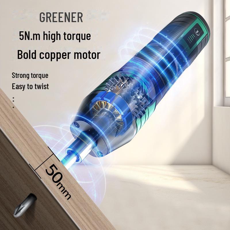 Green Forest Rechargeable Multi-function Electric Screwdriver & Drill Set